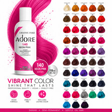 Adore Semi-Permanent Hair Dye Vegan & Cruelty Free - Collection