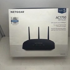 NETGEAR AC1750 Smart Wifi Router 802.11 AC Dual Band Gigabit - Black NEW