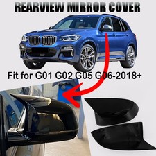Schwarz Au�enspiegel Spiegelkappen F�r BMW X5 G05 X6 G06 X3 G01 X4 G02 X7 G07