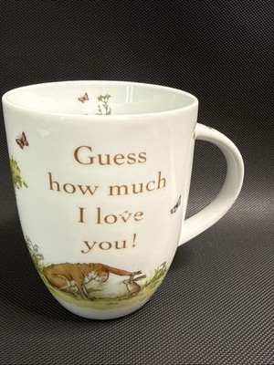 Guess How Much I Love You Mug 12 oz for Coffee, Tea by Konitz 2020 Bunny, Baby