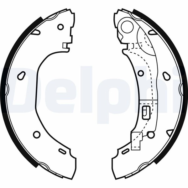 Delphi Bremsbackensatz LS1925 FüR Jumper Fiat CitroËN Ducato Boxer Peugeot Bus 1-image