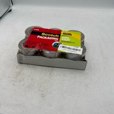 Scotch Sure Start DP-1000RF6 Packaging Tape 6 Rolls Quiet Strong Seal