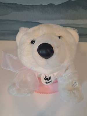Vtg Build -A-Bear Polar Bear Plush 2004 White Arctic World Wildlife/Skirt & Top