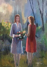 dipinto olio su tela Enzo Infante 50X70