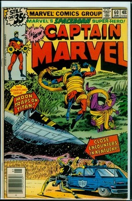 Marvel Comics CAPTAIN MARVEL #60 Moon Traps On Titan VFN 8.0