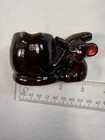 Redware Pottery Elephant Ashtray Vintage MCM Barware — photo 3