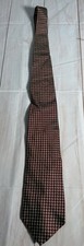 JAMES MADDER LONDON COLLECTION RED MICRO PATTERNED 100% PURE SILK TIE
