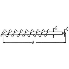 Horizontal Unloading Auger fits John Deere 9400 9500 9600 9610 9610 AH143729