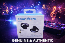 Soundcore AeroClip Open-Ear Earbuds Clip-On Headphones Adaptive Comfort 4 Mics