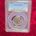 1955 Washington Quarter 25C Silver Proof PR 65 PCGS KM#164 Philly