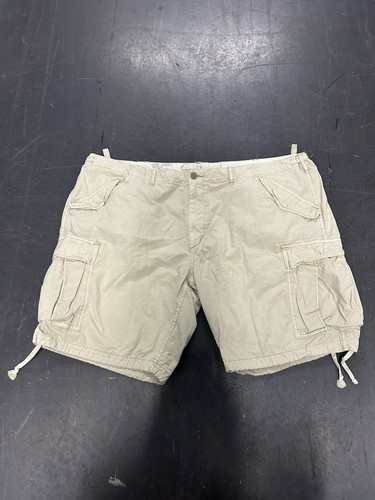 Ralph Lauren Mens Military Paratrooper Cargo Shorts Khaki Size 50B USRL Supplies