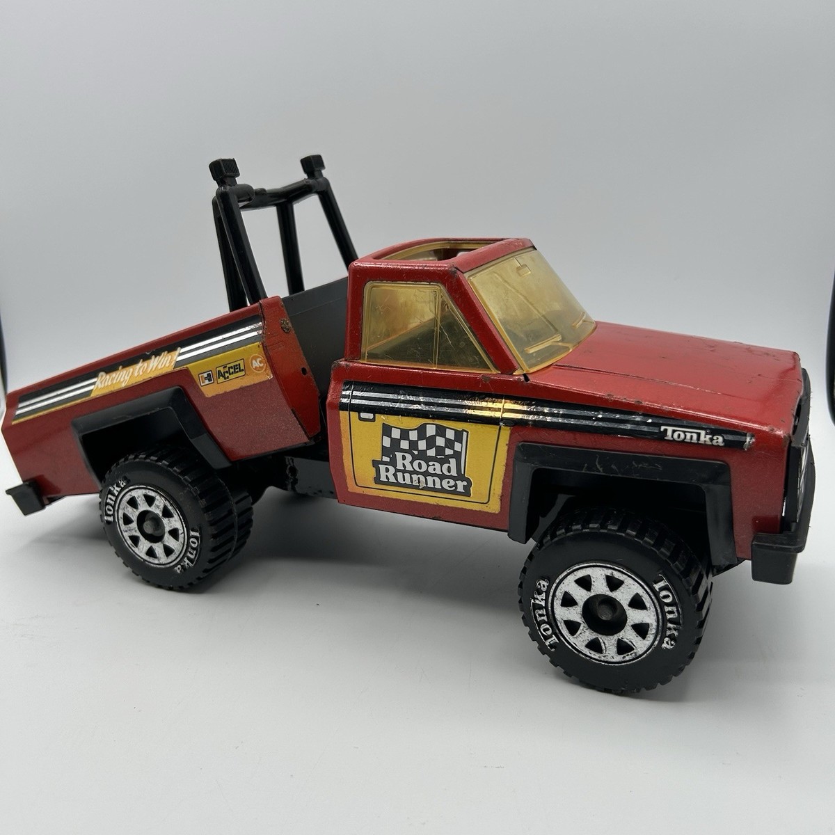 Vintage Tonka Roadrunner Red Truck Racing to Win 1983 | eBay