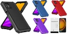 For Samsung Galaxy XCover6 Pro SM-G736B Tough Case Phone Cover + Tempered Glass