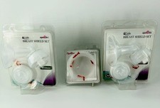 Nursing Spectra Baby Pump Wide Breast Shield Set 2,Size 24mm  tubing Adapter