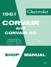 1961 Chevrolet Corvair 95 Greenbrier Shop Manual Reprint Dave Graham Auto