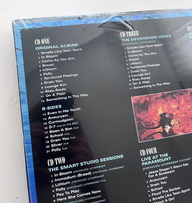 Nirvana Nevermind 20th Anniversary Limited Edition 4 CD & 1 DVD