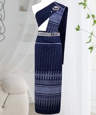 Set Thai Salong Sabai - Cotton Salong - Free Size -Asian Salong - Lanna Style