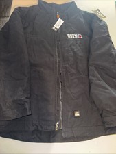 Berne Matco Tools Jacket Mens 3XL Black Lined Heavyweight Work Zip Up 1b