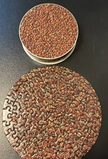 Vtg 1973 Springbok Appeteasers Coffee Beans Mini Jigsaw Puzzle Hallmark Broken