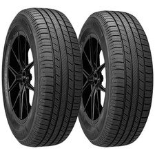 Qty 2 22560r16 Michelin Defender2 98h Sl Black Wall Tires