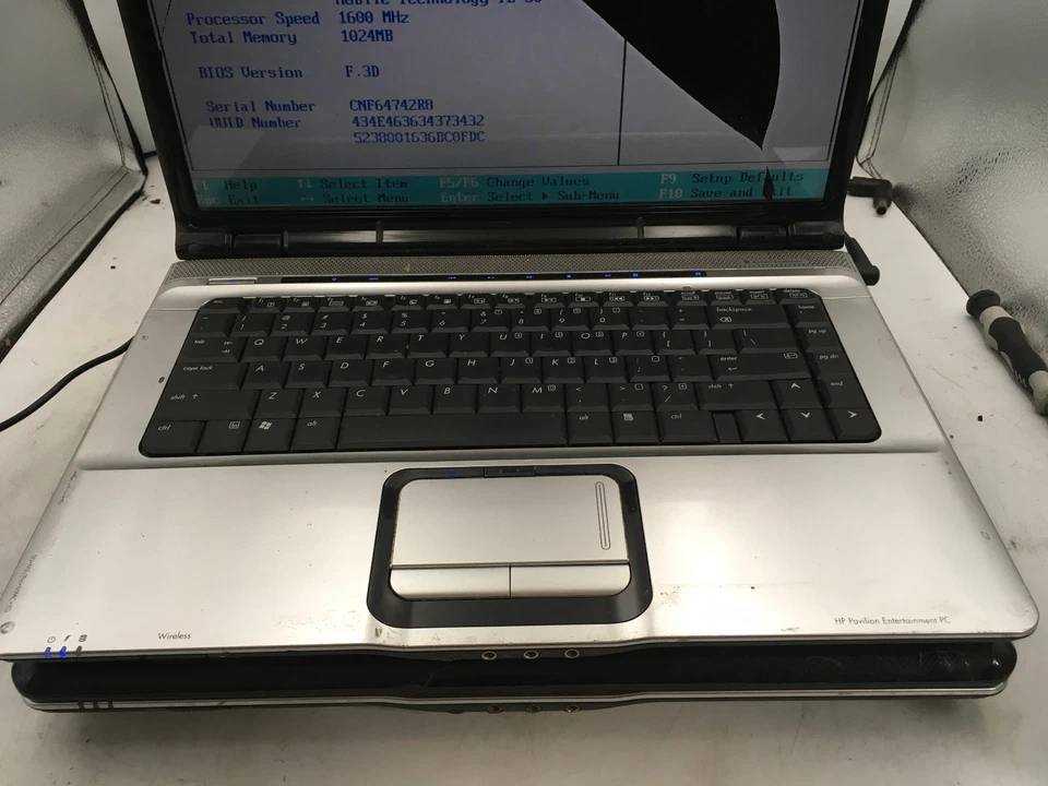 HP PAVILION DV6000 - LOT OF 2 - FOR PARTS - AMD TURION X2 - 1GB RAM - READ - BB - Image 3 of 4