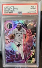 2025 TOPPS SONIC BOOM #SB-2 ANTHONY DAVIS PSA 8