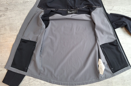 Giacca a vento Under Armour Storm Light con zip e cappuccio - taglia Youth Medium - usata in ottime condizioni - Foto 7 di 11