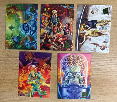 2013 Topps Mars Attacks Invasions Masterpieces Set Of 5 - B3836