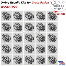 25 X 246355 O-ring Seal Rebuild Kits For Graco Fusion Chemical Resistant O Rings