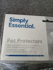 SIMPLY ESSENTIAL BY BED BATH & BEYOND POT PROTECTORS SET OF 3 NEW~USA SELLER