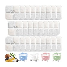 26 Pack Cat Water Fountain Filter Cat Fountain Filter Replacement for Catit P...