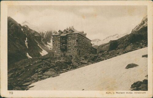 Postcard Nuremberg hut flintstones Stubai (No.905)