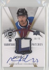 2007-08 Upper Deck The Cup Signature 30/75 Milan Hejduk #SP-MH Patch Auto 1r5l