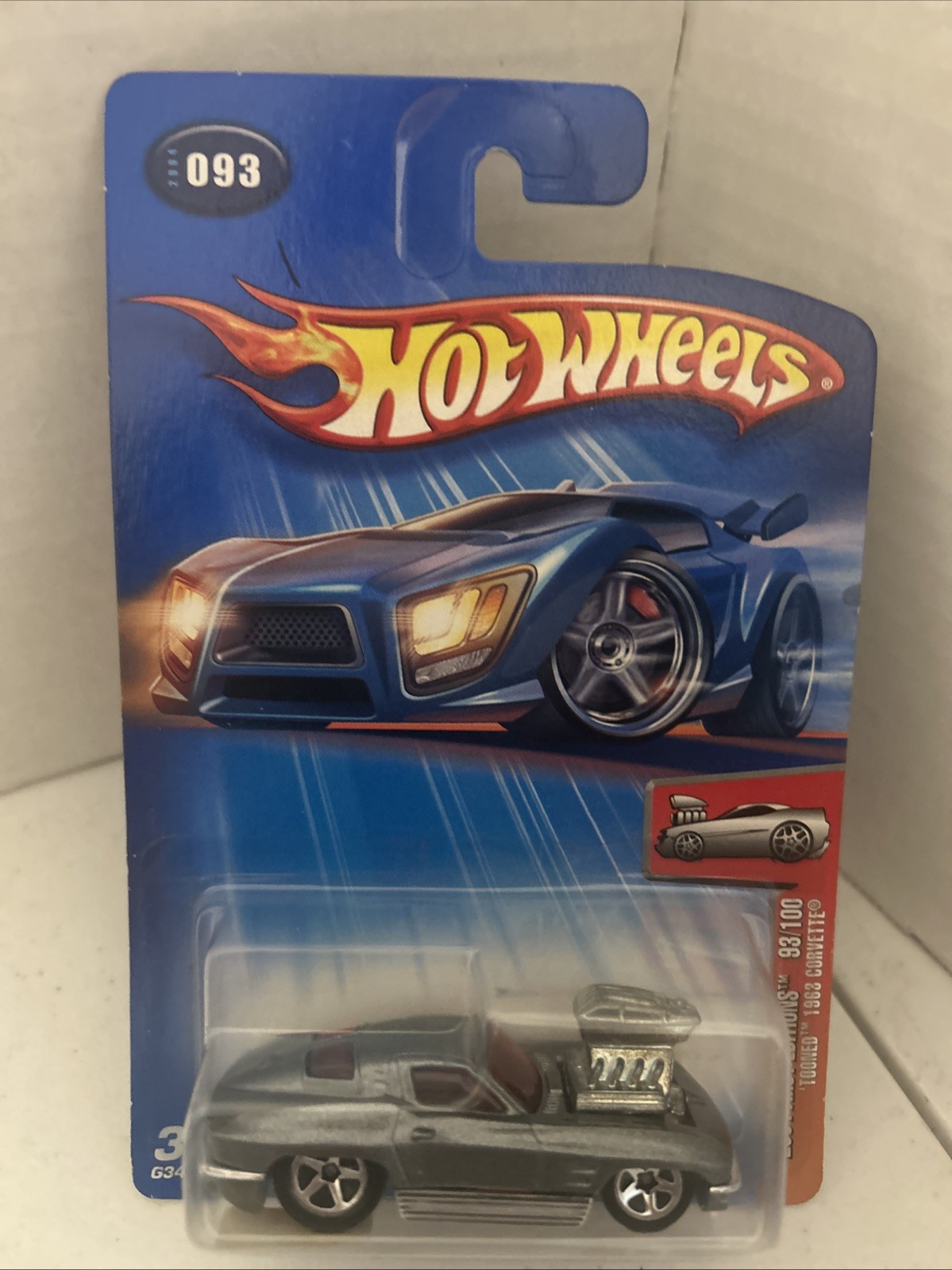 Hot Wheels 2004 First Editions- Tooned 1963 Corvette 93/100
