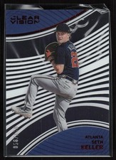 Seth Keller 2023 Panini Chronicles #19 Clear Vision Red SN Atlanta Braves