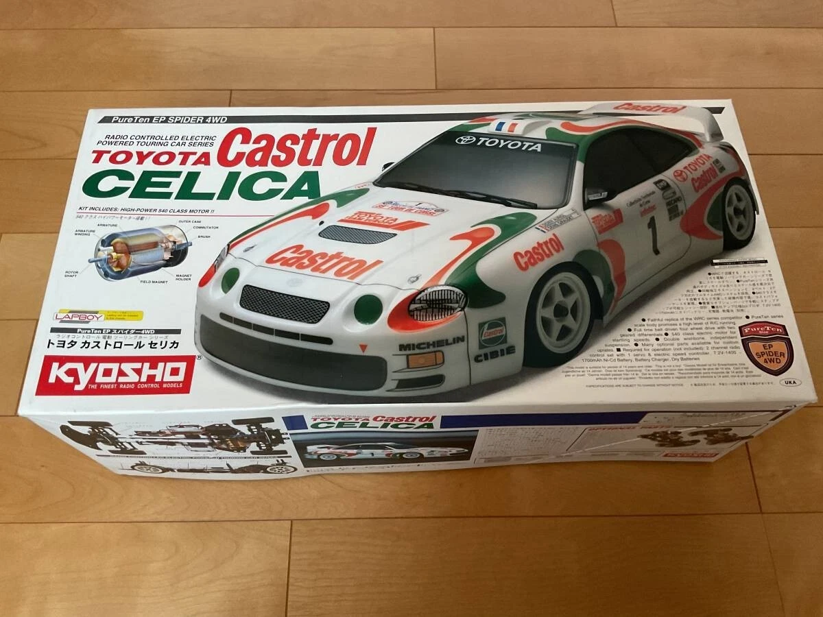 Kyosho 1/10 Electric RC Pure Ten Ep Spider 4Wd Toyota Castrol Celica NEW F/S