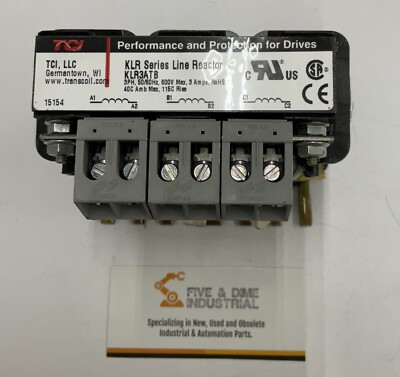 TCI KLR3ATB Line Reactor 3PH, 600V, 3 Amps 