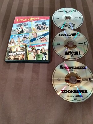 Laugh Out Loud DVD Mall Cop Grown Ups Zookeeper Jack And Jill & More 6 MOVIES!