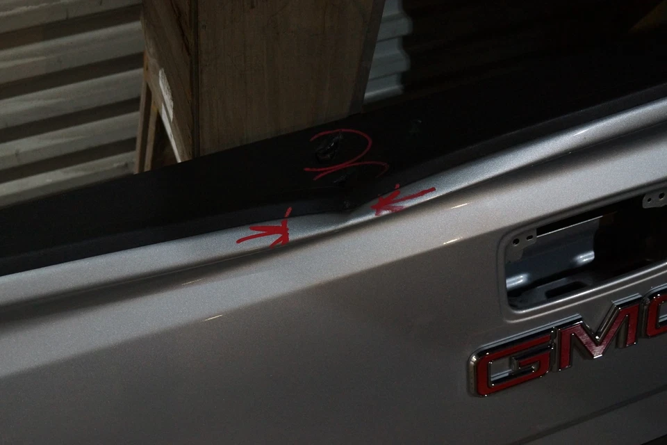 GMC SIERRA 2014 2015 2016 2017 2018 puerta trasera puerta trasera OEM Foto 4 de 4