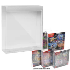 1PC Protective Clear Case for Pokemon New Booster Bundle Design Display Box