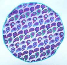 Lord R Colton Masterworks Pocket Round Capri Silver Purple Silk - $75 Retail New