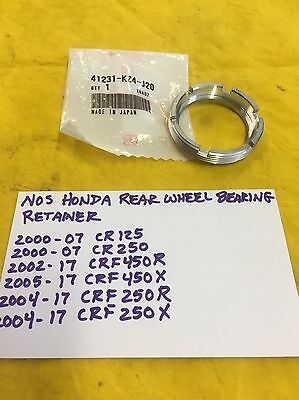 NEW HONDA REAR WHEEL Bearing Retainer(41231-KZ4-J20)  CR125,CR250,CRF250R,CRF450R | eBay