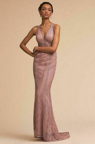 Lace Maxi Bridesmaid Evening Dress Size 