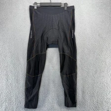 Santic Cycling Pants Women's 2XL Black Colorful Padded Compression Training