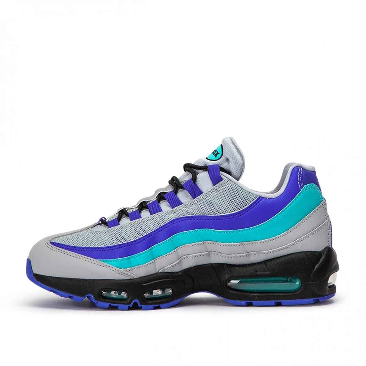 Bred vifte sindsyg Vanærende NIKE AIR MAX 95 OG (GREY / PURPLE / TURQUOISE) | eBay