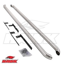 STAINLESS STEEL VAN SIDE BARS FOR VW VOLKSWAGEN TRANSPORTER T5 T6 T6.1 SWB 03-23