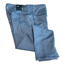 Under Armour NWT SM Women Gray Femmes Crop Leggings 60 1144C