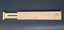Adjustable Bamboo Drawer Dividers Household Organization Storage Royal ~14-17”