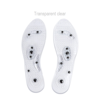Allony Magnetische Einlegesohlen – Akupressur-Massage Mit Gel-Punkten, Magneten, EVA, Rutschfest, Unisex, Größe 40–43