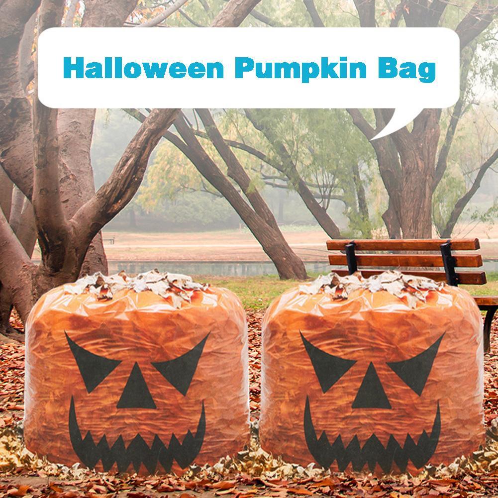 Halloween Yard Decor Fall Leaf Bag Garbage Leaf Bag Lawn Bag Pumpkins Trash Bag'